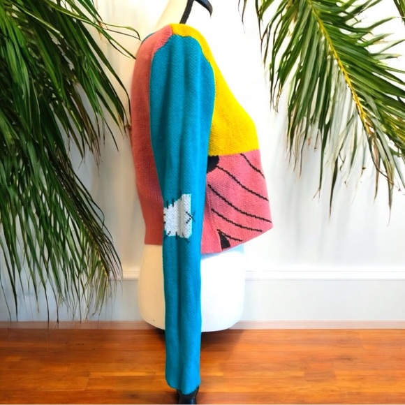 DISNEY’S The Nightmare Before Christmas Sally-Inspired Patchwork Sweater - Small - Picture 7 of 15